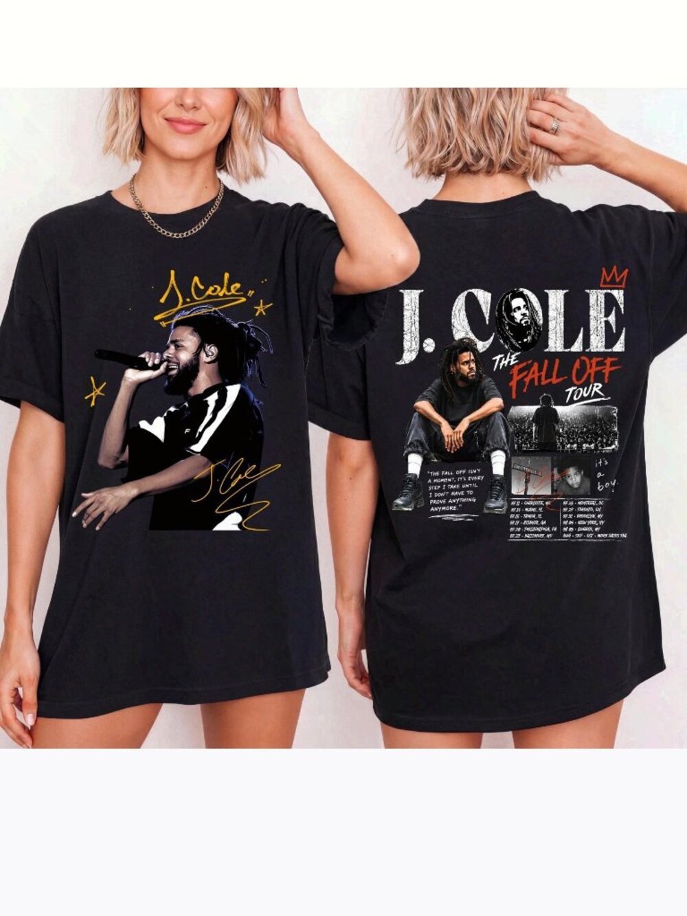 J Cole Tour 2026 Hip Hop Graphic Unisex T-Shirt